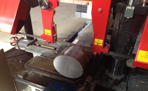 德昌数控带锯床切削时出现打齿现象如何处理？